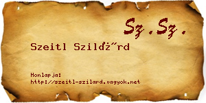 Szeitl Szilárd névjegykártya
